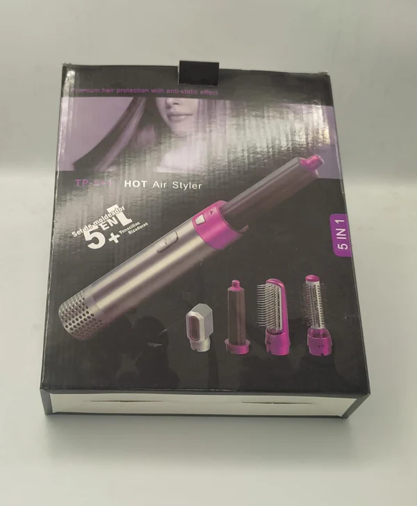 Hot Air Brush: Dry, Style, and Volumize with Ionic Technology (5-in-1)