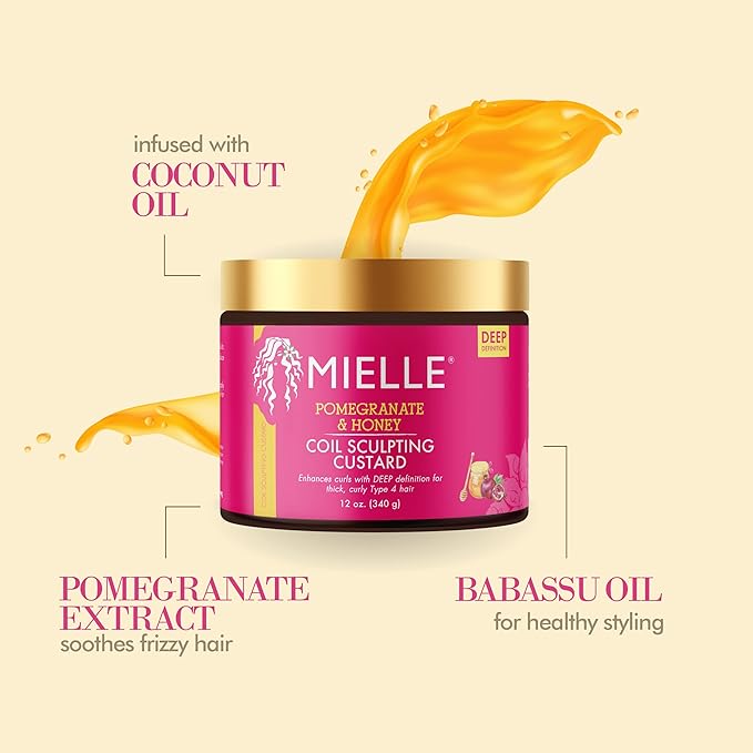 Mielle - Pomegranate & Honey Coil Sculpting Custard